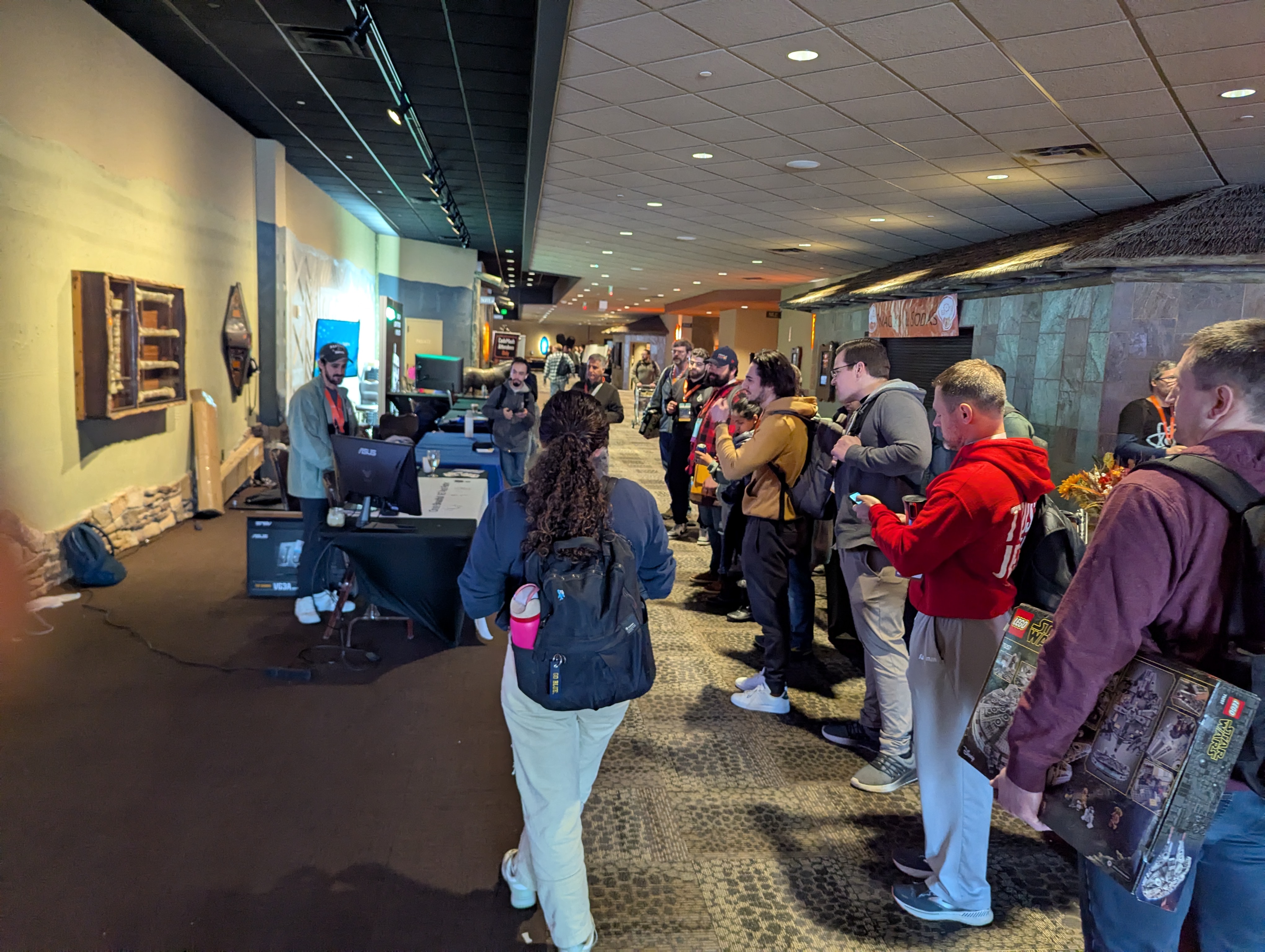 Crowd at the Uno Platform booth