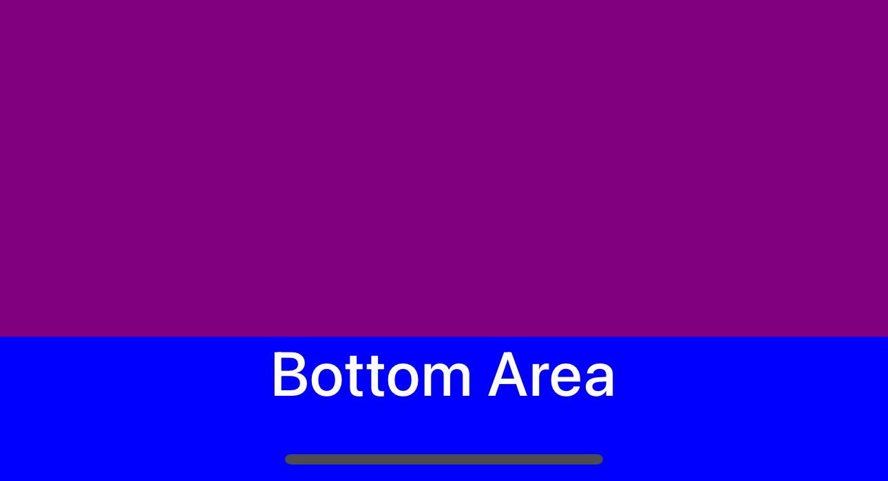 Bottom SafeArea Grid