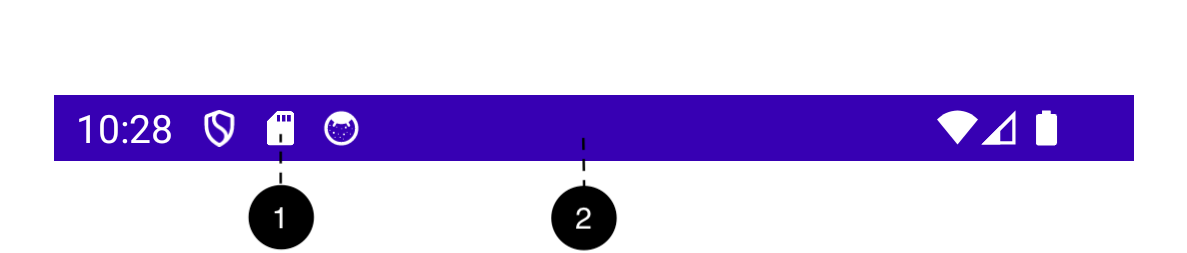 Android StatusBar Anatomy