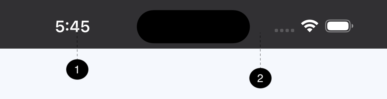 iOS StatusBar Anatomy